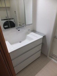 機能的な洗面化粧台パナソニックのウツクシーズに交換 機能的な洗面化粧台パナソニックのウツクシーズに交換